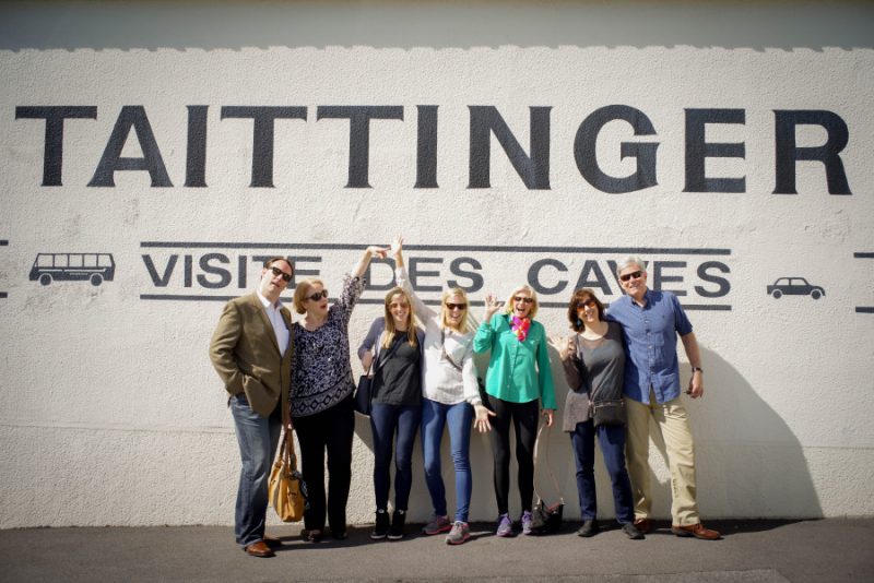 Guests during OTBP Champagne Tour