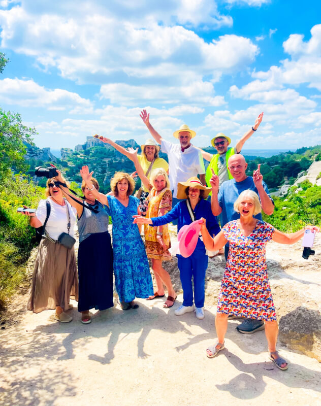 France tour guests first full day on tour in Provence, France